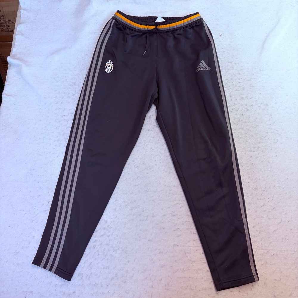 Adidas Juventus Track Pants Mens Medium Black Climacool Soccer Training